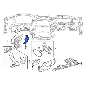 Lexus OE - Left Instrument Panel Trim Panel