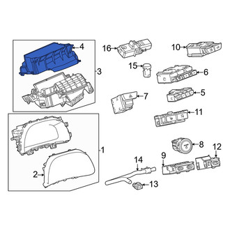 Lexus OE - Heads Up Display Assembly Bracket