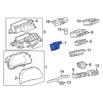 Lexus OE - Hazard Warning Switch