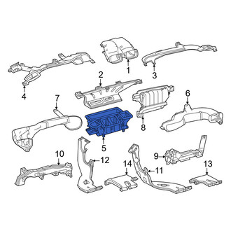 Lexus OE - Front HVAC Duct Adapter