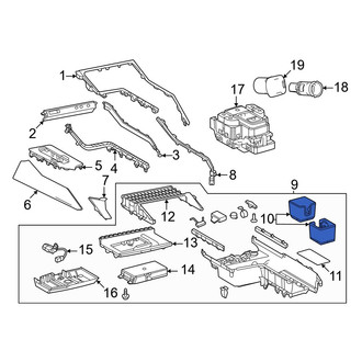 Lexus OE - Rear Console Cup Holder