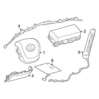 Lexus OE - Restraint Systems - Air Bag Components (Air Bags)