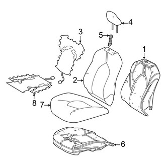 Lexus OE - Seats & Tracks - Passenger Seat Components (Covers & Pads)