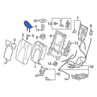 Lexus OE - Center Left Headrest
