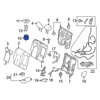 Lexus OE - Center Right Power Seat Switch Bracket