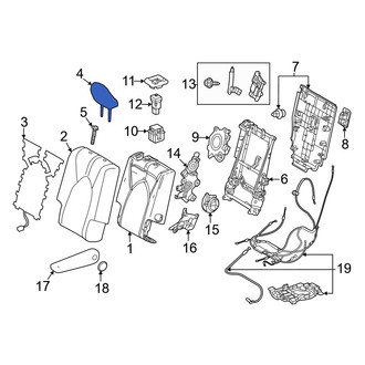 Lexus OE - Center Right Headrest