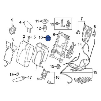 Lexus OE - Center Left Power Seat Switch Bracket