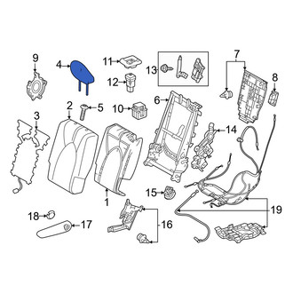 Lexus OE - Center Right Headrest