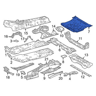 Lexus OE - Center Rear Floor Pan