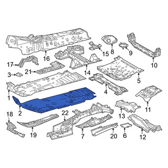 Lexus OE - Front Left Floor Pan