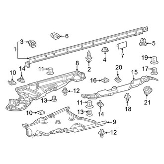 Lexus OE - Pillars, Rocker & Floor - Exterior Trim