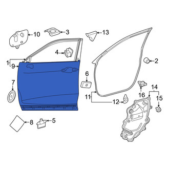 Lexus OE - Front Left Outer Door Outer Panel