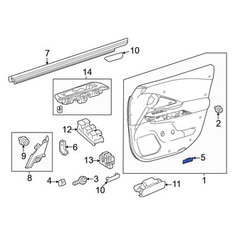 Lexus OE - Door Interior Trim Panel Cap