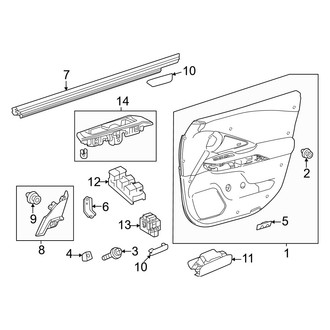 Lexus OE - Front Door - Interior Trim