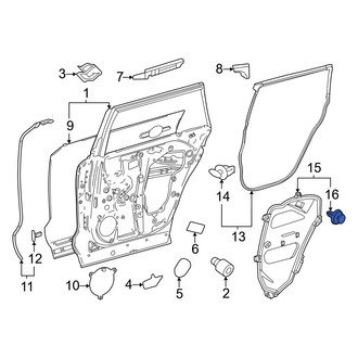Lexus OE - Tail Light Clip