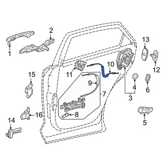 Lexus OE - Rear Door Latch Cable
