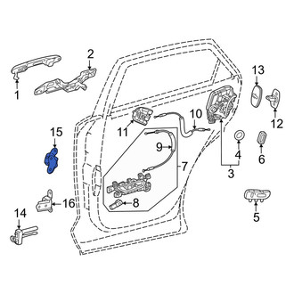 Lexus OE - Rear Right Upper Door Hinge