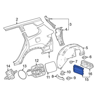 Lexus OE - Rear Left Quarter Panel Vent
