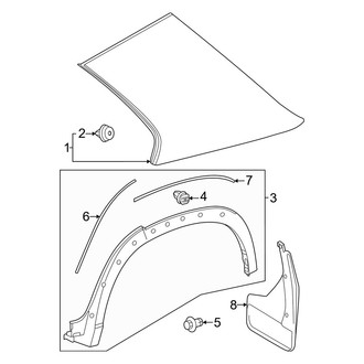 Lexus OE - Quarter Panel - Exterior Trim