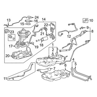 Lexus OE - Fuel System Components (F Sport Performance Luxury / F Sport Performance Premium)