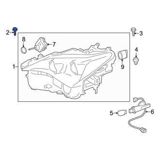 Lexus OE - Headlight Mounting Bolt