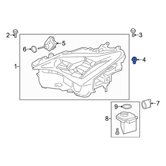 Lexus OE - Headlight Mounting Nut