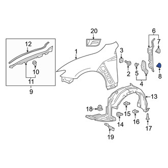 Lexus OE - Fender Clip