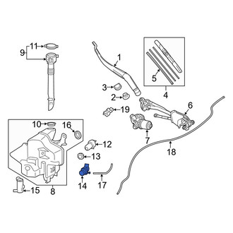 Lexus OE - Windshield Washer Pump