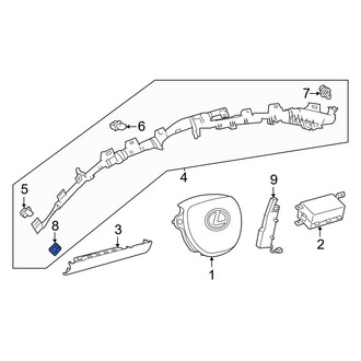 Lexus OE - Curtain Air Bag Spacer