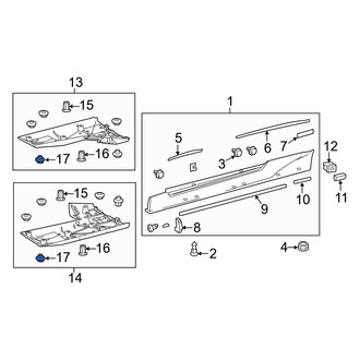 Lexus OE - Bumper Splash Shield Grommet