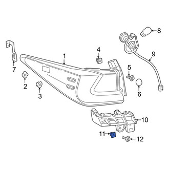 Lexus OE - Upper Bumper Cover Grommet