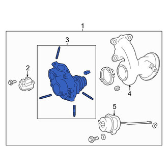 Lexus OE - Turbocharger Compressor Housing