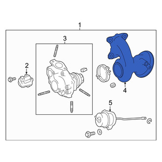 Lexus OE - Turbocharger Compressor Housing