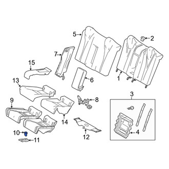 Lexus OE - Seat Cushion Clip