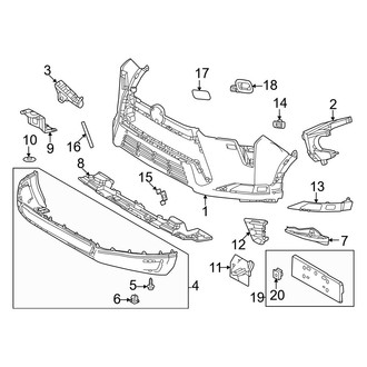Lexus OE - Front Bumper & Grille - Bumper & Components (Cover & Components)