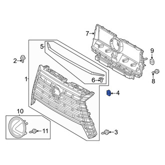 Lexus OE - Grille Nut