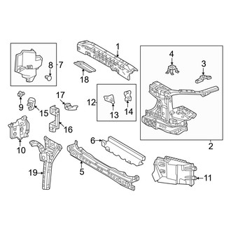 Lexus OE - Radiator Support