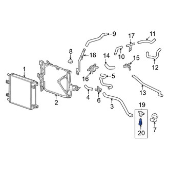 Lexus OE - Engine Coolant Pipe Drain Plug