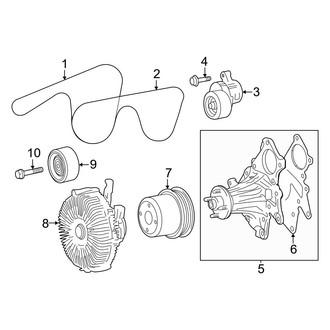 Lexus OE - Cooling - Belts & Pulleys