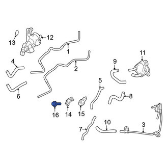 Lexus OE - Automatic Transmission Oil Cooler Hose Banjo Bolt
