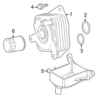 Lexus OE - Cooling - Engine Oil Cooler (Luxury / Luxury+ / Overtrail / Overtrail+ / Premium / Premium+)