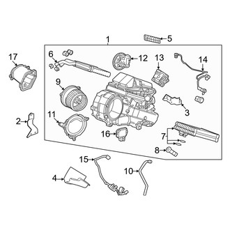 Lexus OE - Air Conditioner & Heater - Heater Components (Rear)