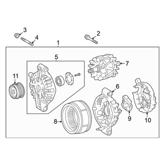 Lexus OE - Electrical - Alternator (180 Amp), (Luxury / Luxury+ / Premium / Premium+)