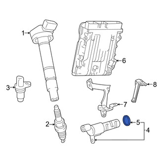 Lexus OE - Engine Crankshaft Position Sensor O-Ring