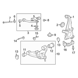 Lexus OE - Front Suspension - Suspension Components