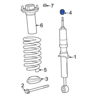 Lexus OE - Front Upper Suspension Shock Absorber Nut