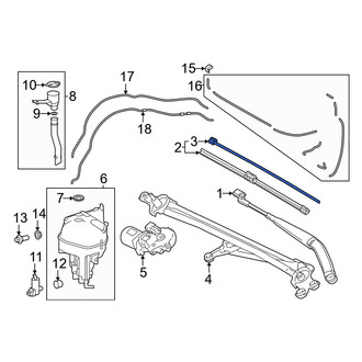 Lexus OE - Front Right Wiper Blade Refill