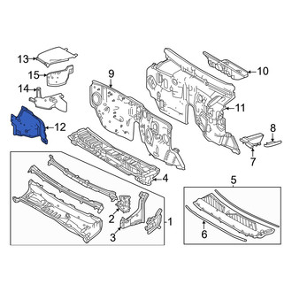 Lexus OE - Cowl Insulator