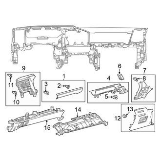 Lexus OE - Instrument Panel Components (Driver Side)