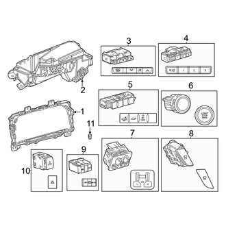 Lexus OE - Instrument Panel - Cluster & Switches